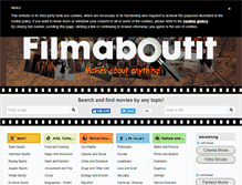 Tablet Screenshot of filmaboutit.com